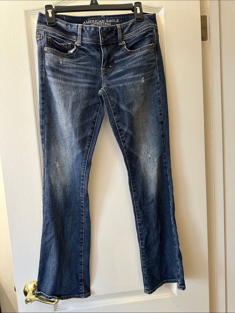 American Eagle Outfitters Medium/Dark Blue Bootcut Jeans